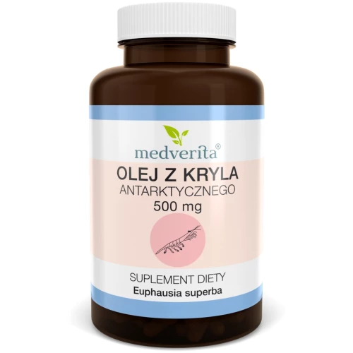 Medverita - Olej z kryla antarktycznego 500 mg - 60 kapsułek Medverita - Olej z kryla antarktycznego 500 mg - 60 kapsułek
